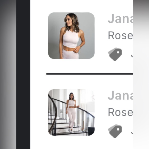 Feat by Jana Kramer, matching light pink set - Picture 7 of 7